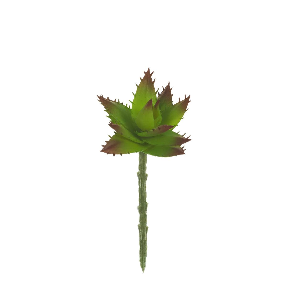 Pick de Aloe de Mitra artificial de 16 cm, color verde
