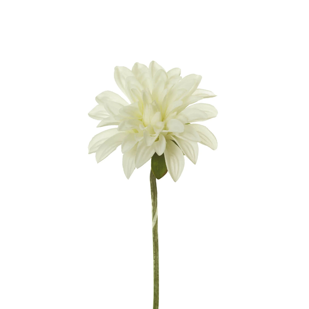 Pick de Dalia Abierta artificial de 23 cm, color blanco