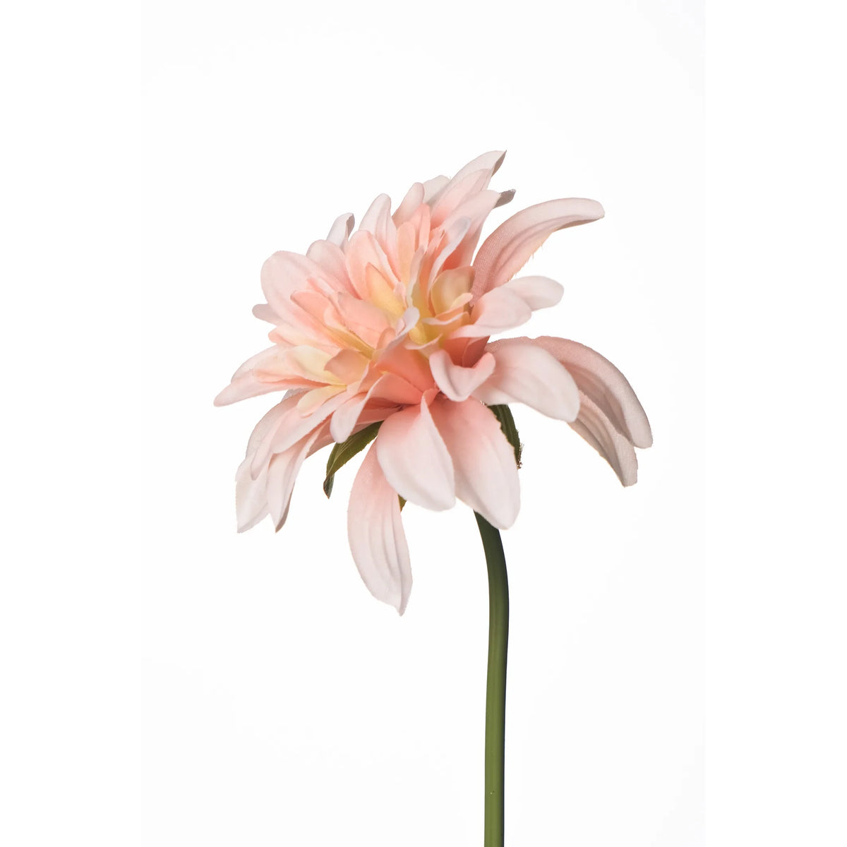 Pick de Dalia Abierta artificial de 23 cm, color rosa