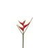 Pick de Heliconia artificial Mini de 36 cm, color rojo