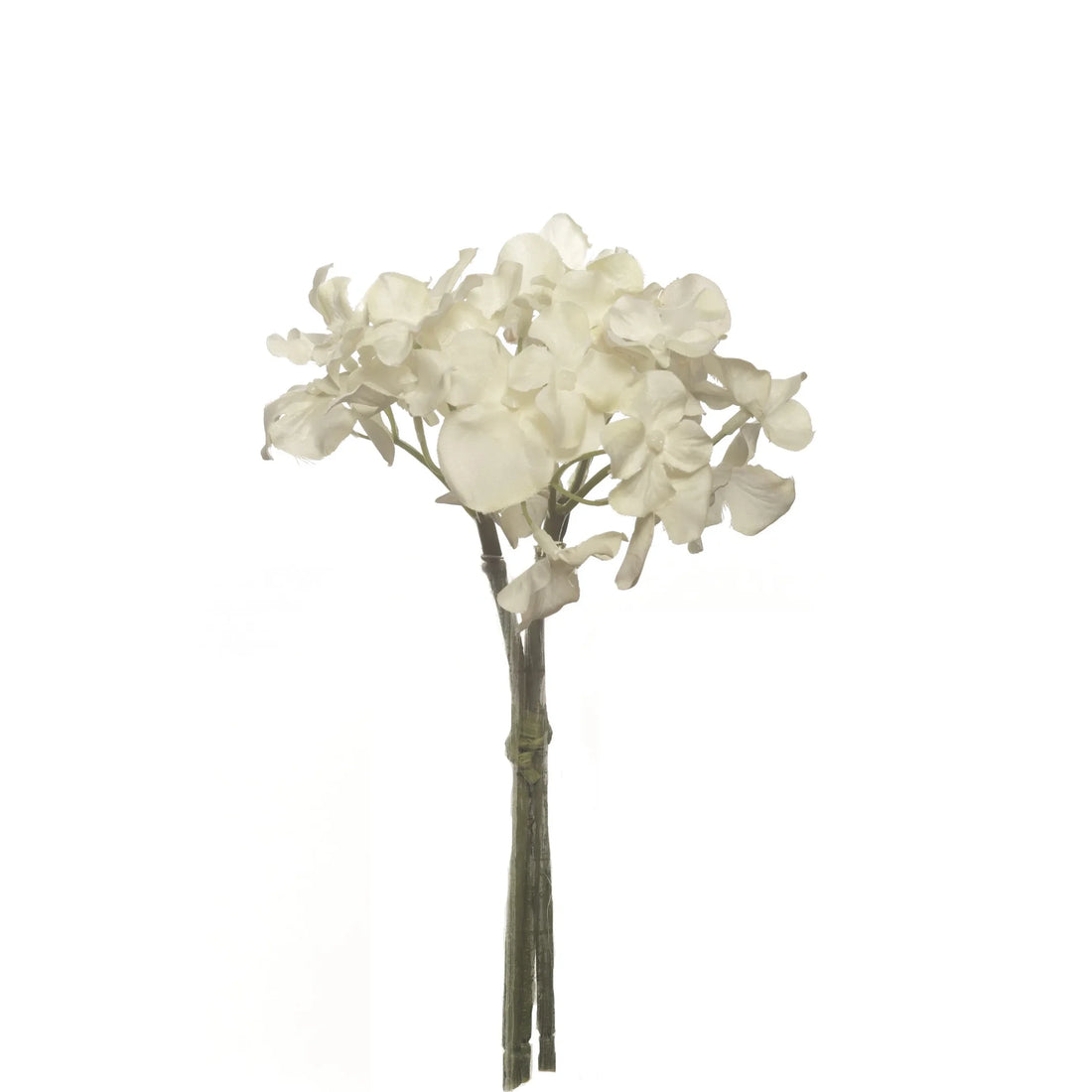 Pick de Hortensias artificial de 20 cm, color blanco