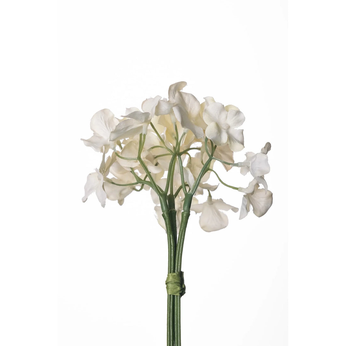 Pick de Hortensias artificial de 20 cm, color blanco
