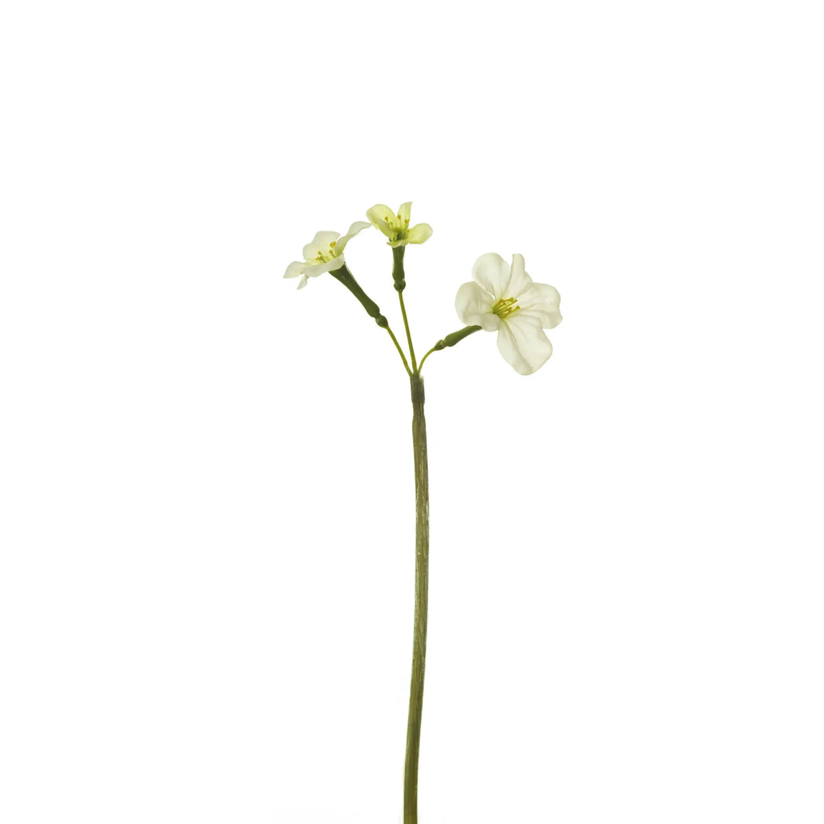 Pick de Ipomea artificial de 30 cm, color blanco