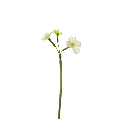 Pick de Ipomea artificial de 30 cm, color blanco