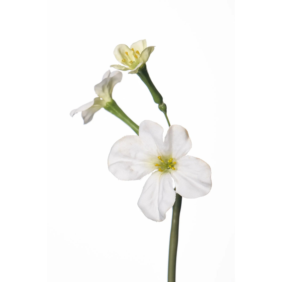 Pick de Ipomea artificial de 30 cm, color blanco
