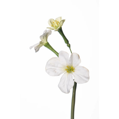 Pick de Ipomea artificial de 30 cm, color blanco