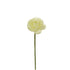 Pick de Ranúnculo artificial de 24 cm, color blanco
