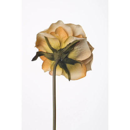 Pick de Rosa artificial de 25 cm, color crema