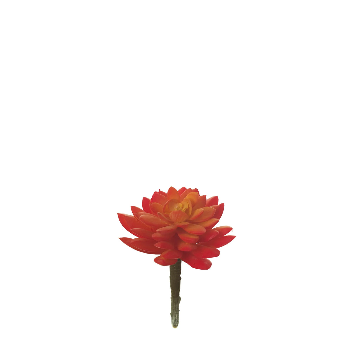 Pick de Rosa de Alabastro artificial de 13 cm, color naranja