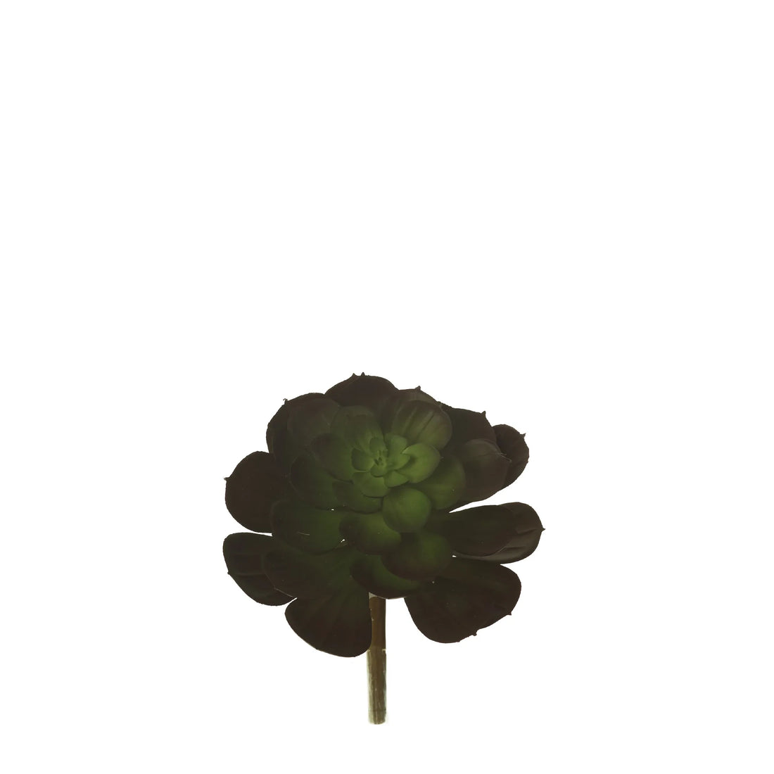 Pick de Suculenta artificial Mediano de 17 cm, color burdeos