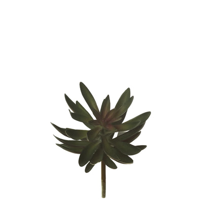 Pick de Suculenta artificial Mediano de 20 cm, color burdeos