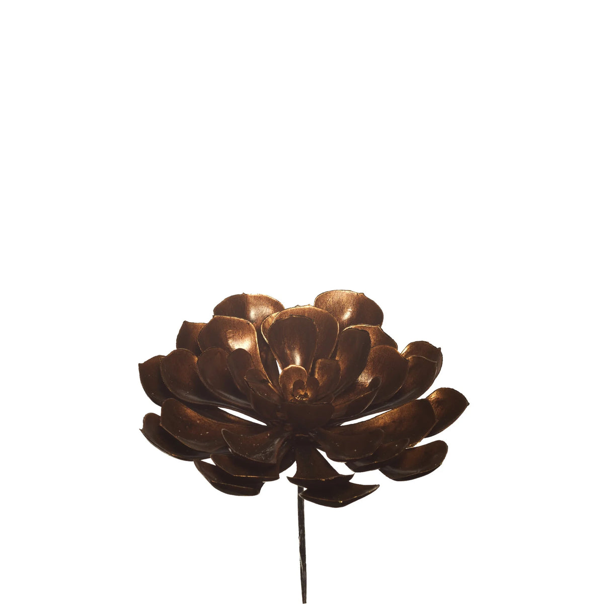 Pick de Suculenta Bronce artificial Grande de 20 cm, color burdeos