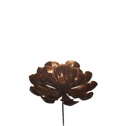 Pick de Suculenta Bronce artificial Grande de 20 cm, color burdeos