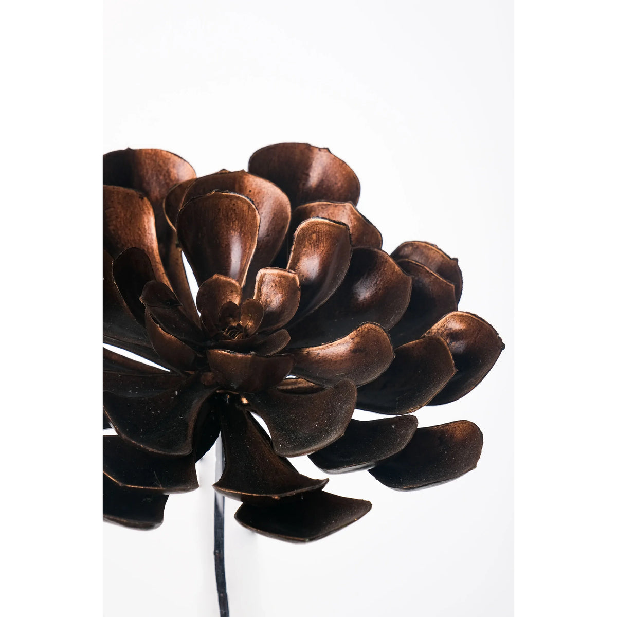 Pick de Suculenta Bronce artificial Grande de 20 cm, color burdeos