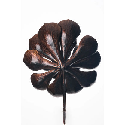 Pick de Suculenta Bronce artificial Mediano de 20 cm, color burdeos