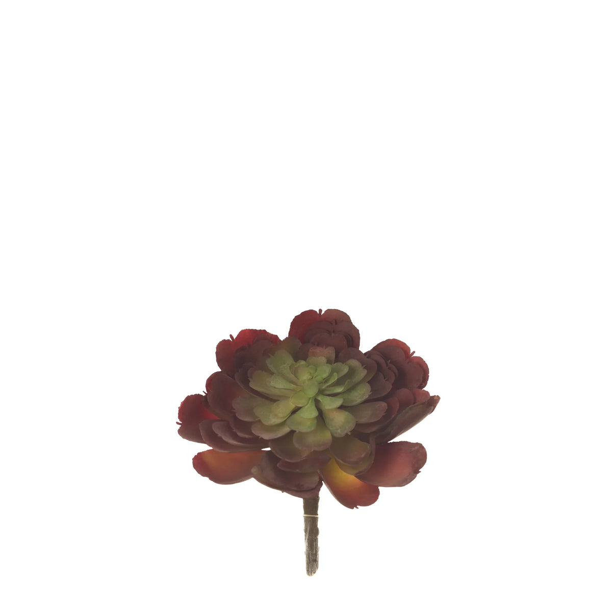 Pick de Suculenta Elegans artificial de 14 cm, color burdeos