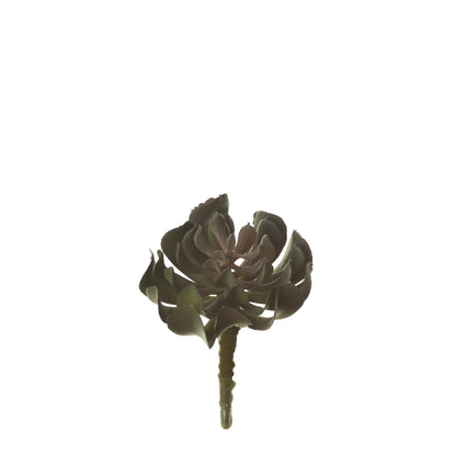 Pick de Suculenta Runyoni artificial Pequeño de 14 cm, color verde