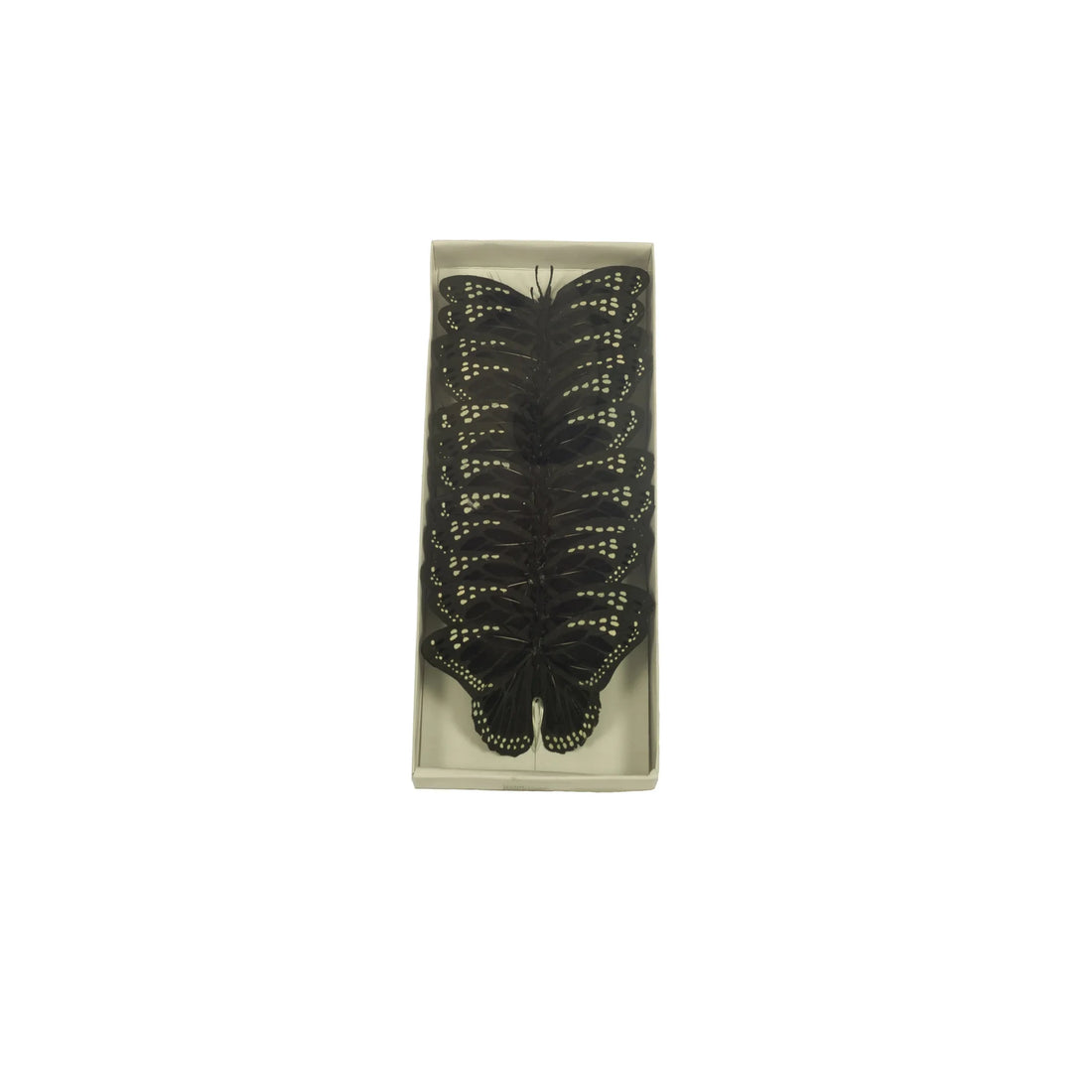 Picks de Mariposa artificial de 9 cm, color negro