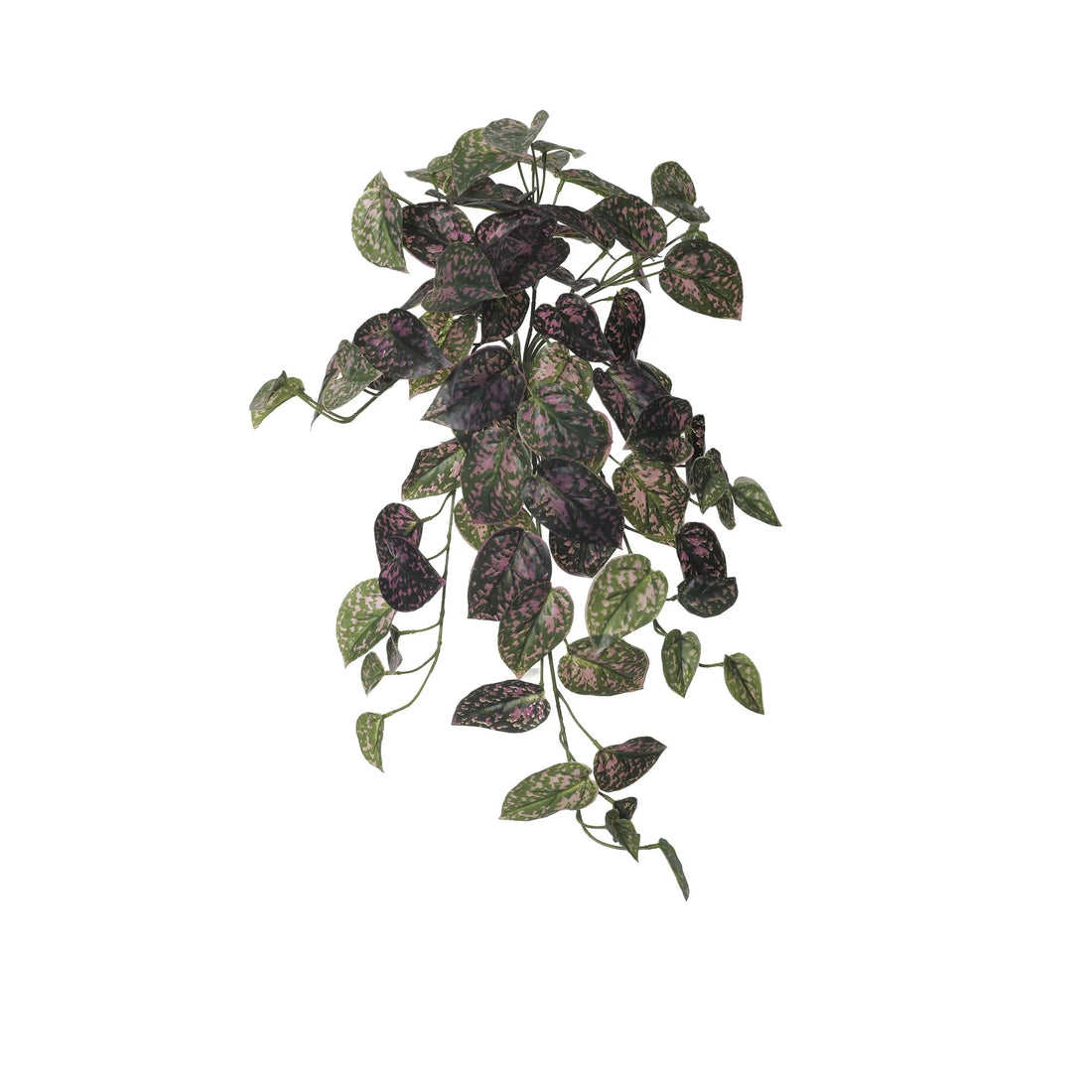 Pothos Tropical artificial Colgante de 60 cm, color rosa