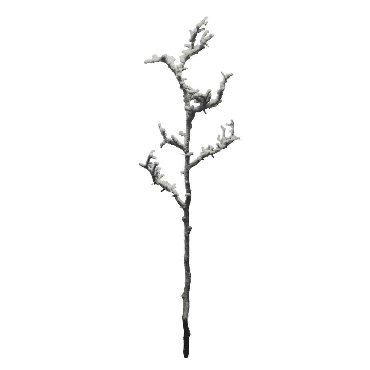 Rama artificial Nevada de 55 cm, color blanco