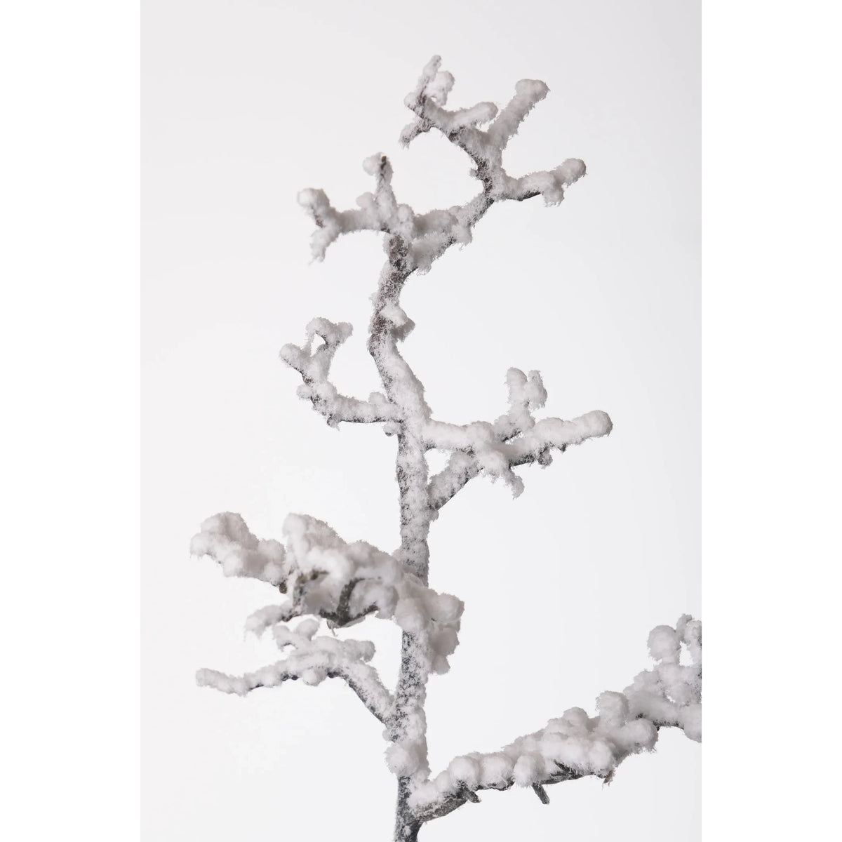Rama artificial Nevada de 55 cm, color blanco