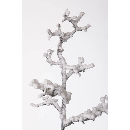 Rama artificial Nevada de 55 cm, color blanco