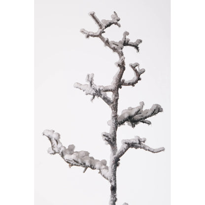 Rama artificial Nevada de 55 cm, color blanco