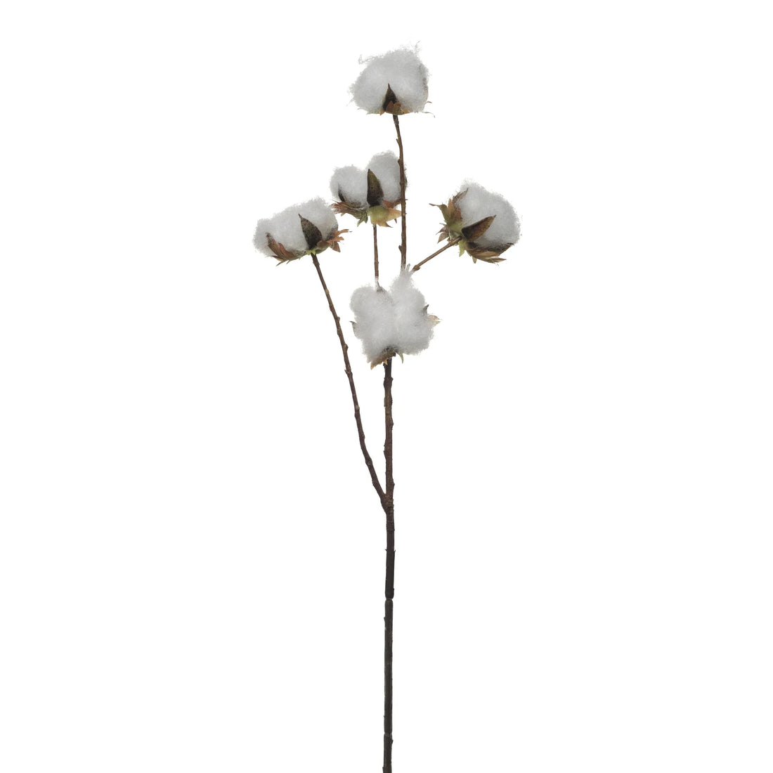 Rama de Algodón artificial de 67 cm, color blanco