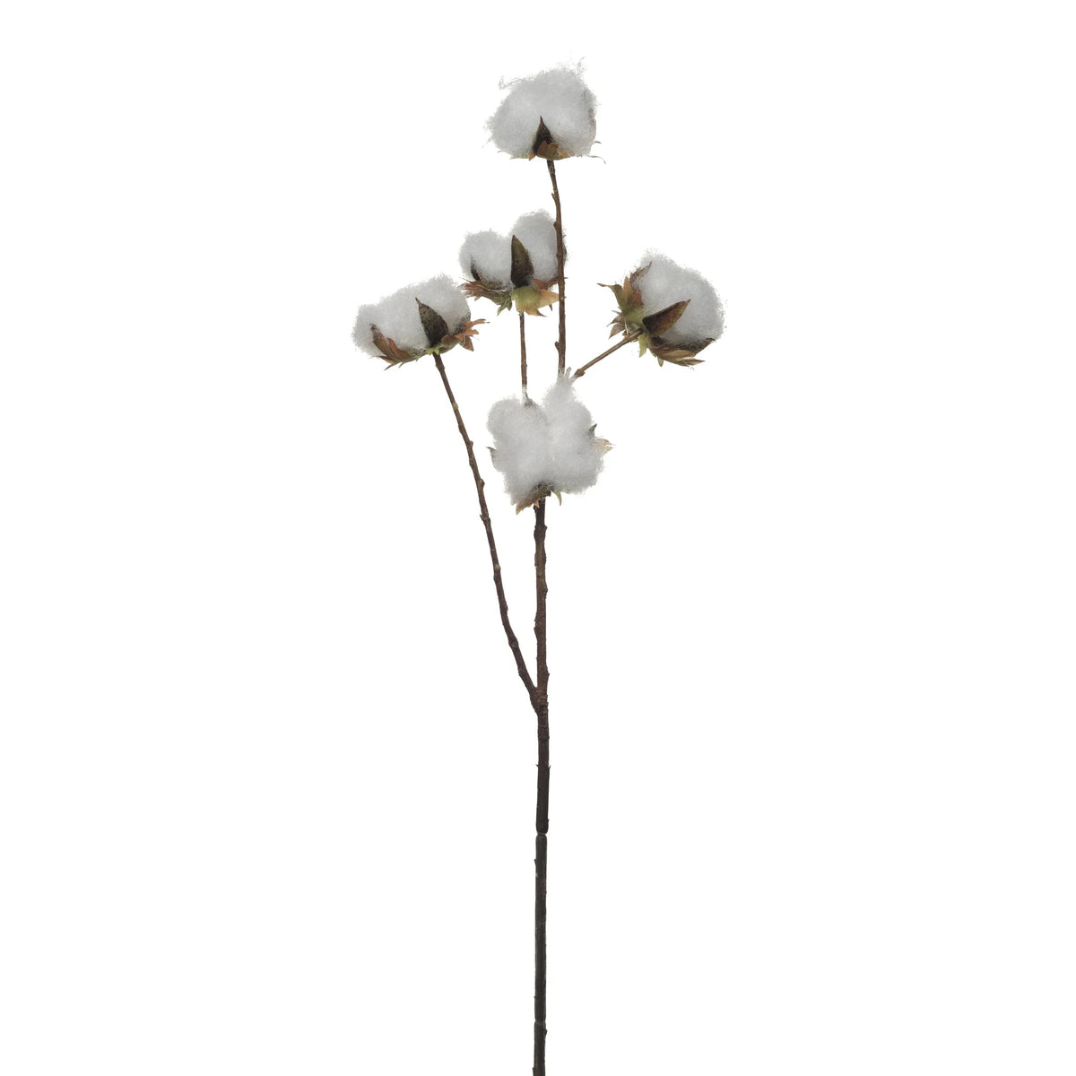 Rama de Algodón artificial de 67 cm, color blanco