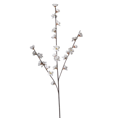 Rama de Almendro artificial de 80 cm, color blanco
