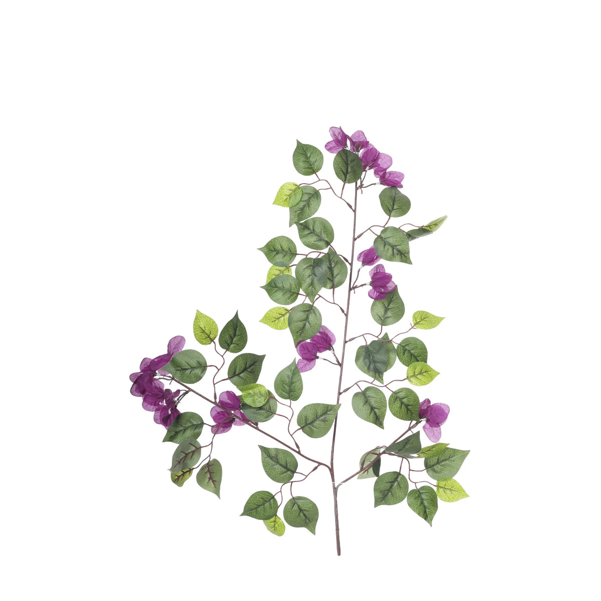Rama de Buganvilla artificial de 63 cm, color lila