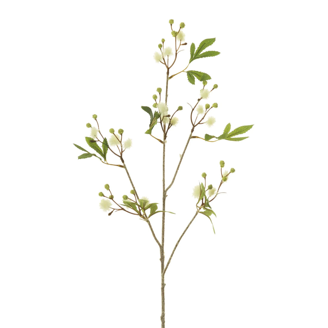 Rama de Cardo artificial Mini de 100 cm, color blanco