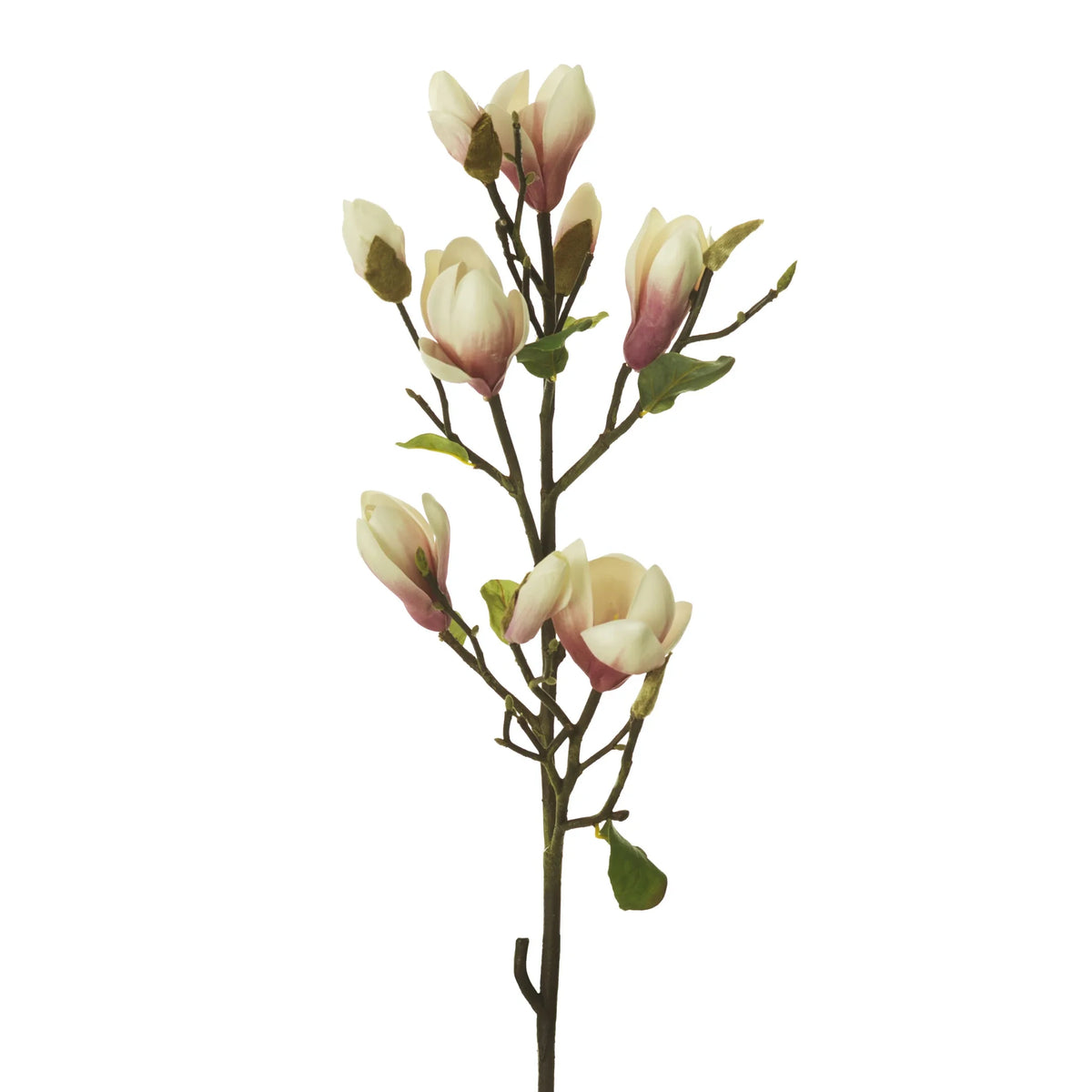 Rama de Magnolia artificial de 81 cm, color rosa