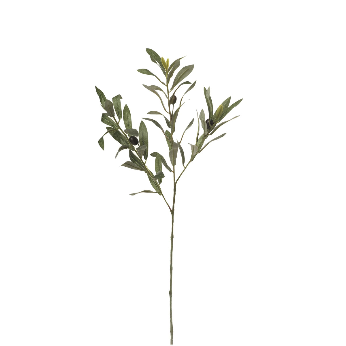 Rama de Olivo artificial de 61 cm, color verde