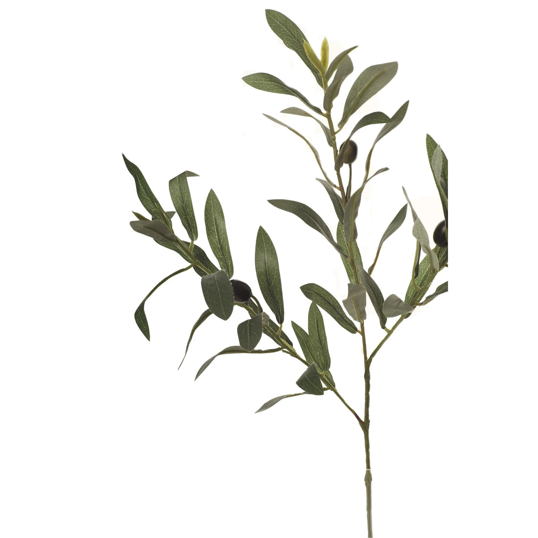 Rama de Olivo artificial de 61 cm, color verde