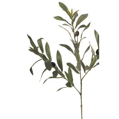 Rama de Olivo artificial de 61 cm, color verde