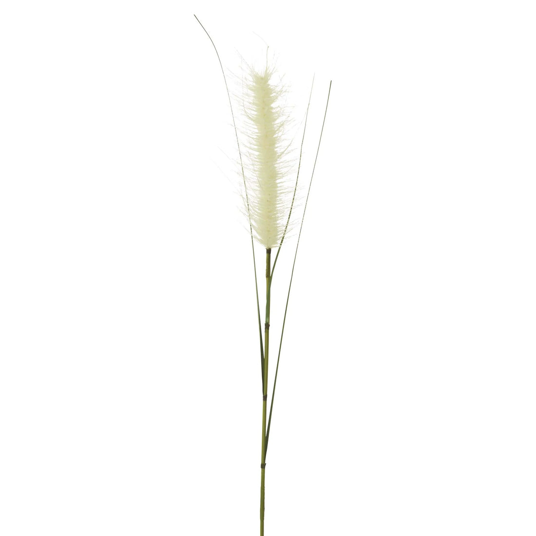 Rama de Pennisetum artificial de 120 cm, color blanco