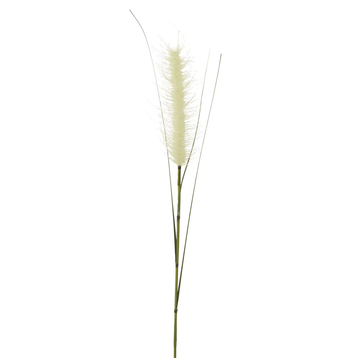 Rama de Pennisetum artificial de 120 cm, color blanco