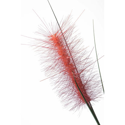 Rama de Pennisetum artificial de 120 cm, color rojo