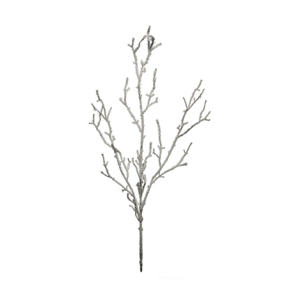 Rama Pick artificial Nevada de 63 cm, color blanco