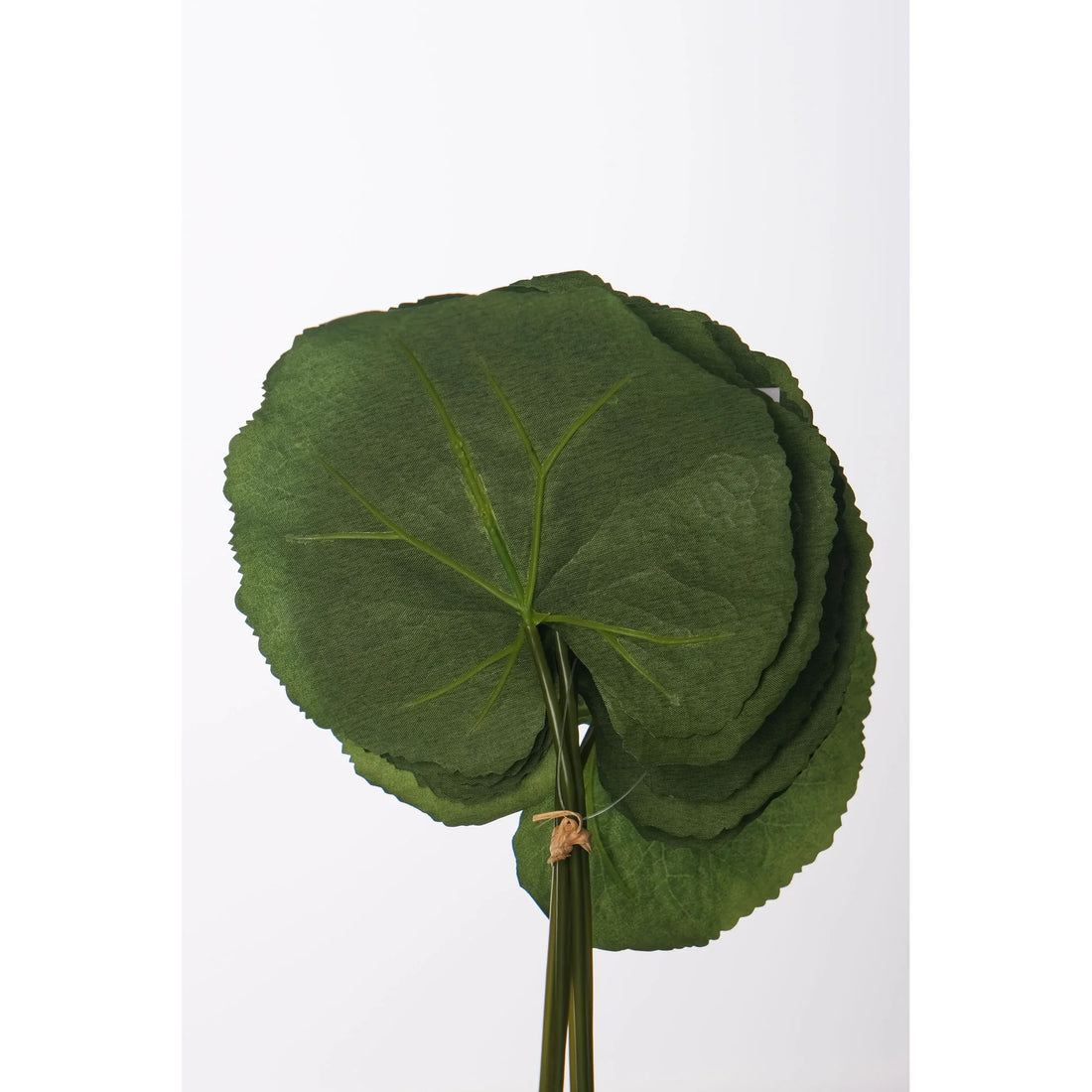 Ramo artificial de Hojas de Galax de 22 cm, color verde