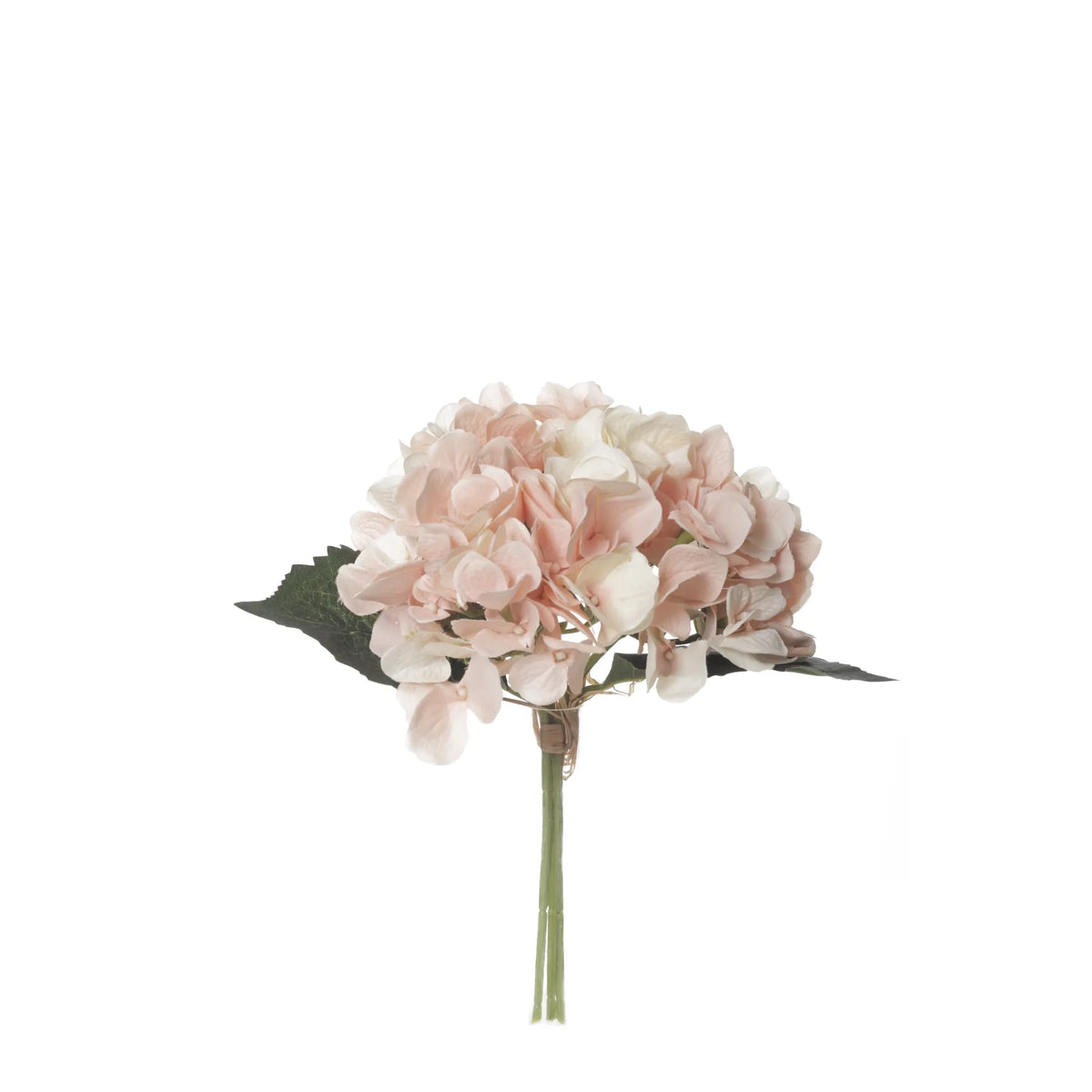 Ramo artificial de Hortensias de 30 cm, color rosa