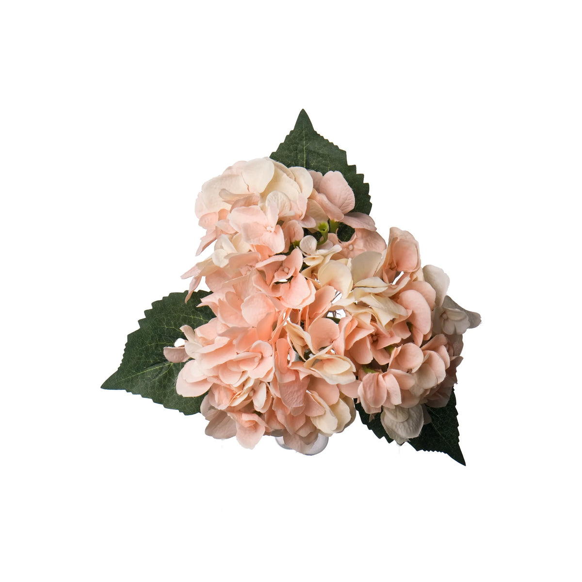 Ramo artificial de Hortensias de 30 cm, color rosa