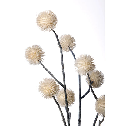 Ramo artificial de Pompones de 52 cm, color crema