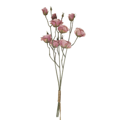 Ramo artificial de Rosas en Capullo de 53 cm, color rosa