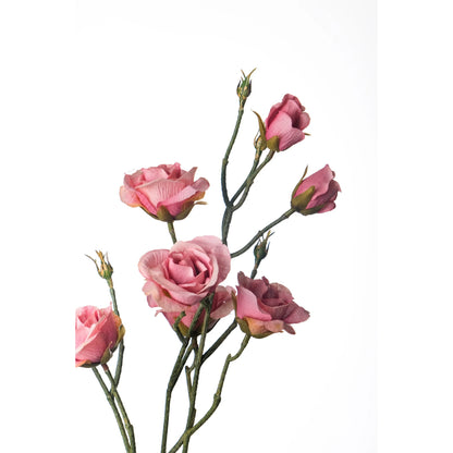 Ramo artificial de Rosas en Capullo de 53 cm, color rosa