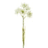Rosa artificial de 64 cm, color blanco