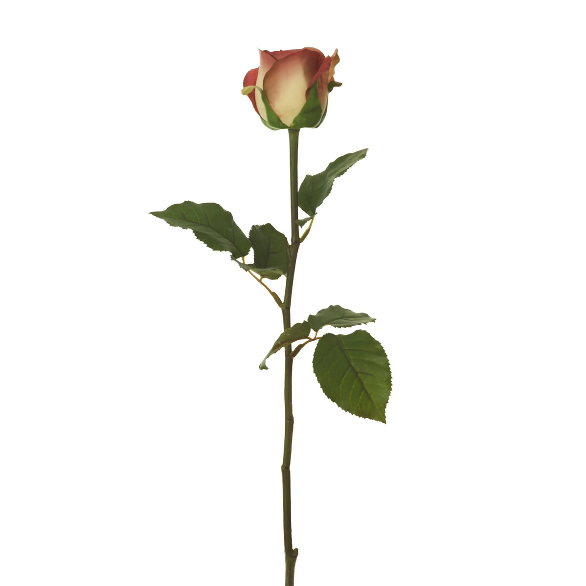 Rosa artificial Cerrada de 66 cm, color malva