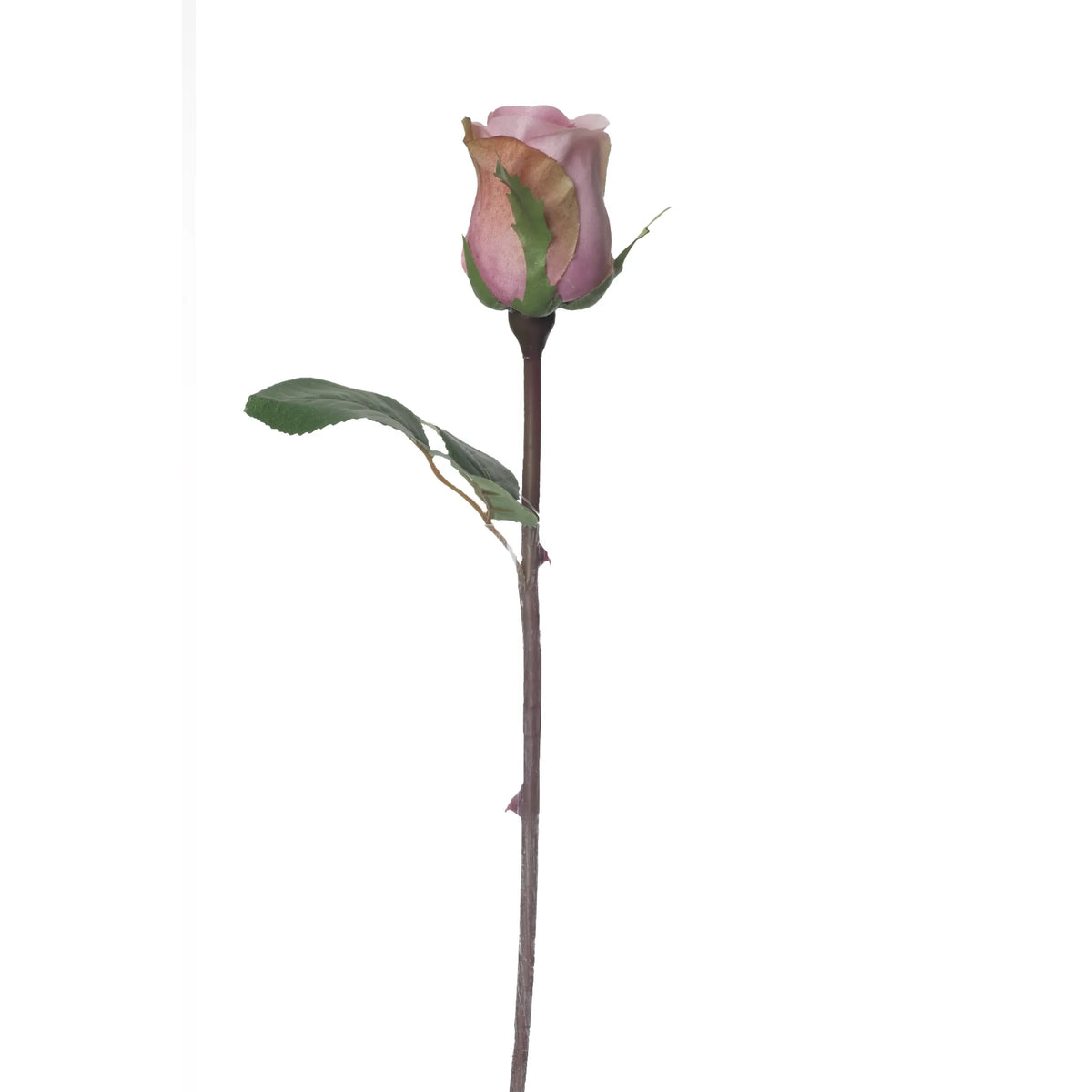 Rosa artificial en Capullo de 30 cm, color rosa