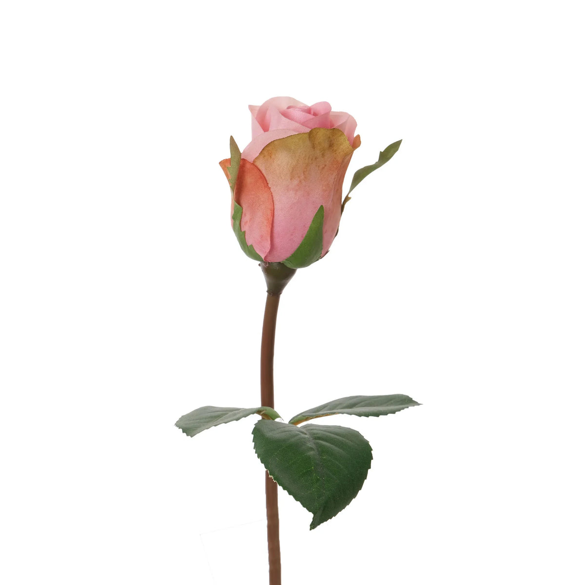 Rosa artificial en Capullo de 30 cm, color rosa